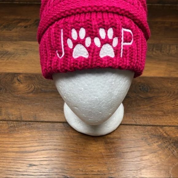 Jeep Paw Print‎ Pony Tail Messy Bun Beanie